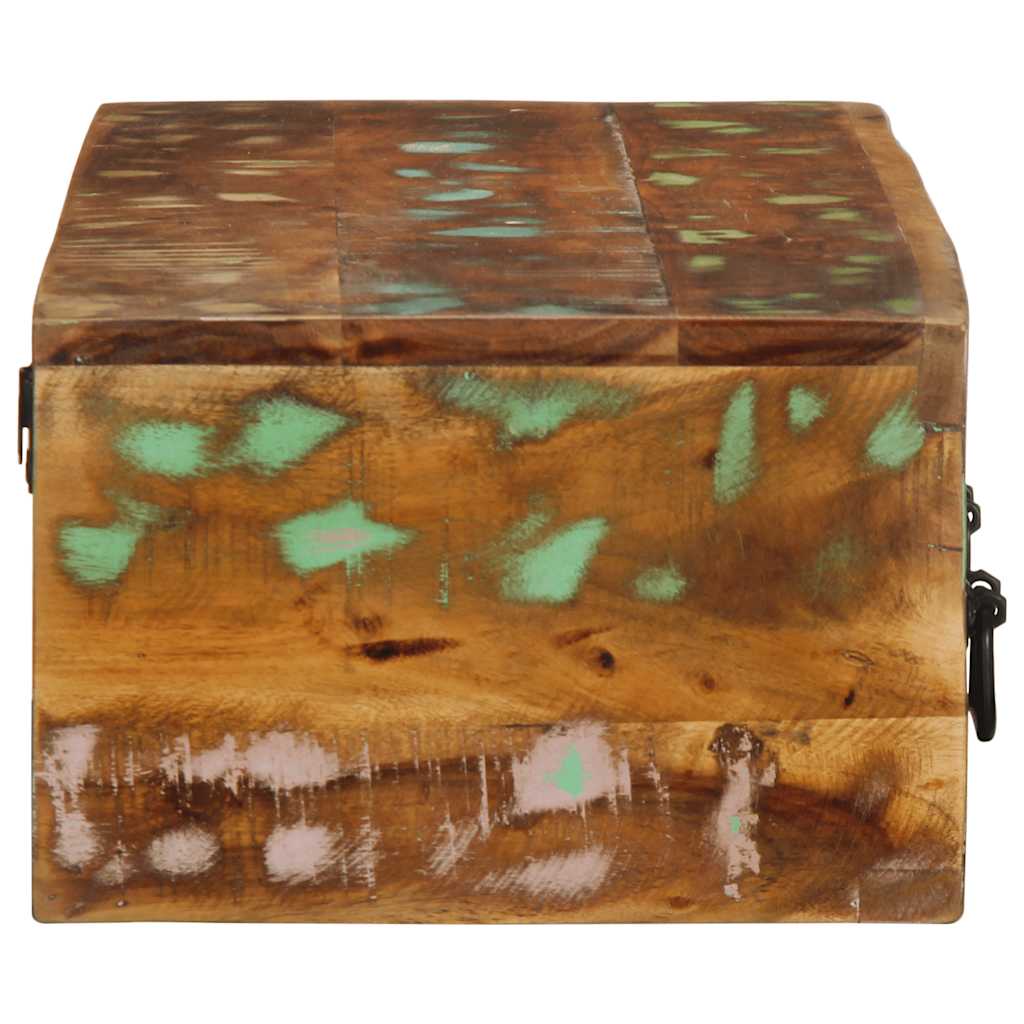 Meuble TV mural 100x30x19 cm bois massif de récupération - XIOS