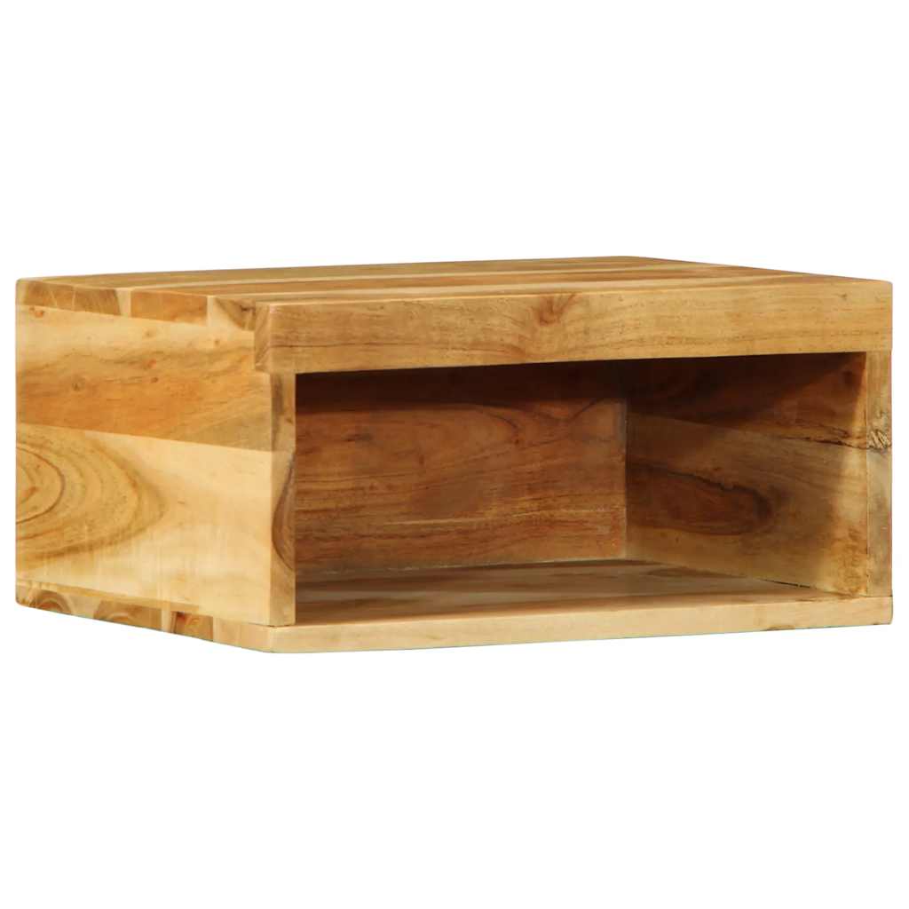 Meubles TV muraux 2 pcs bois massif d'acacia - XIOS