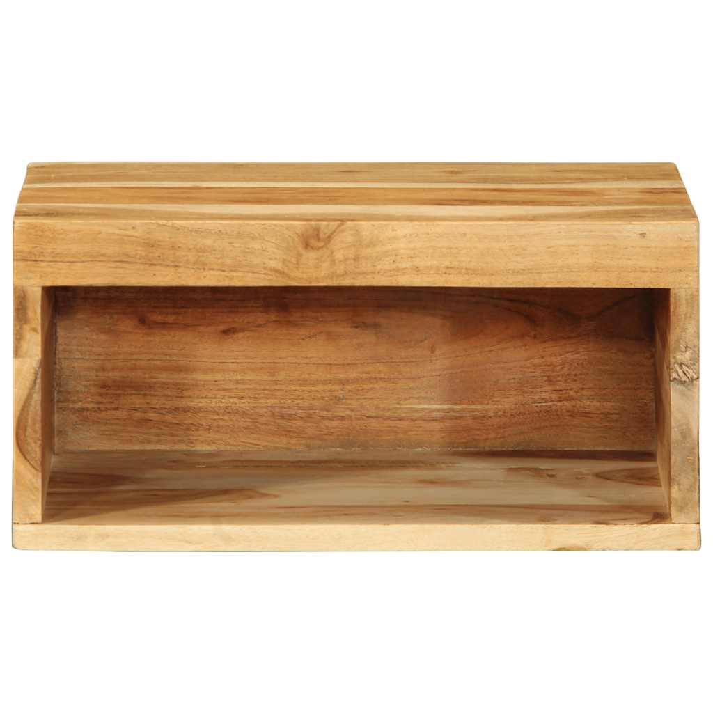 Meubles TV muraux 2 pcs bois massif d'acacia - XIOS