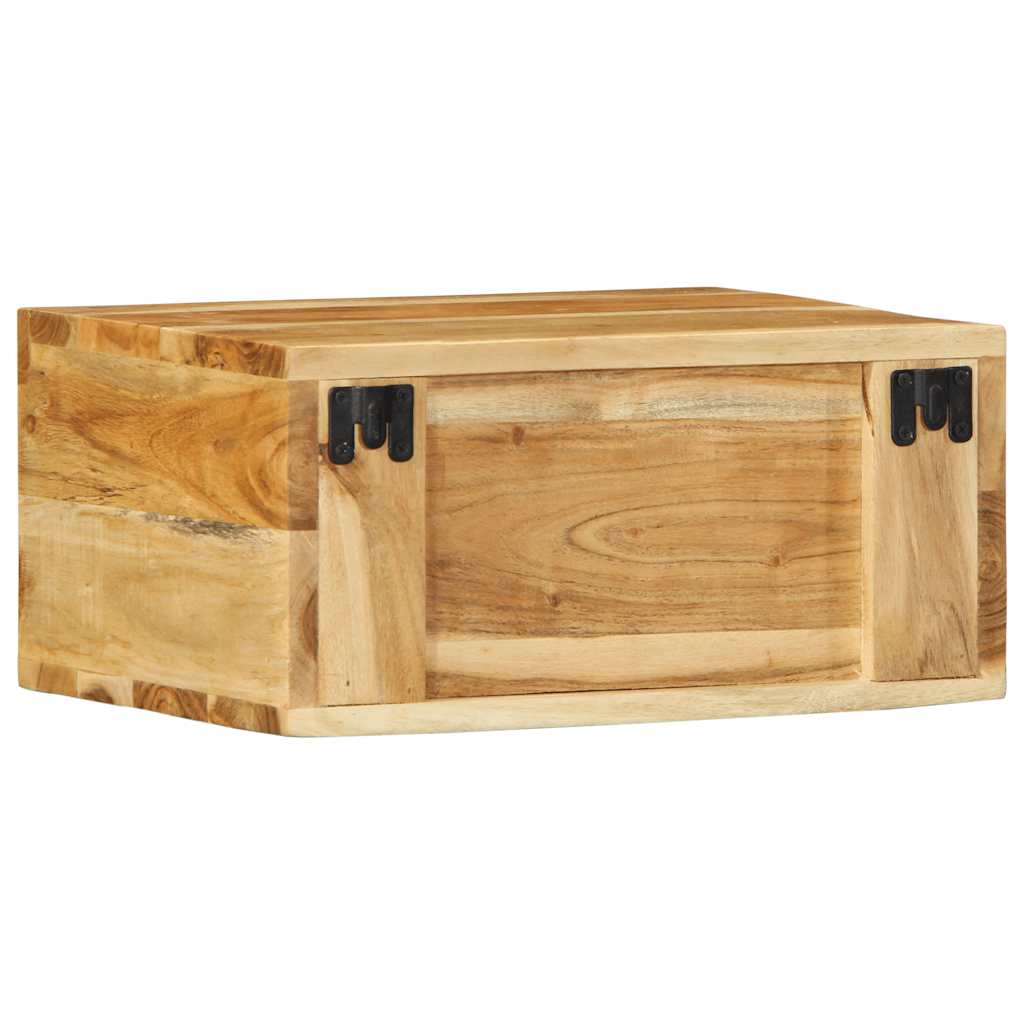 Meubles TV muraux 2 pcs bois massif d'acacia - XIOS