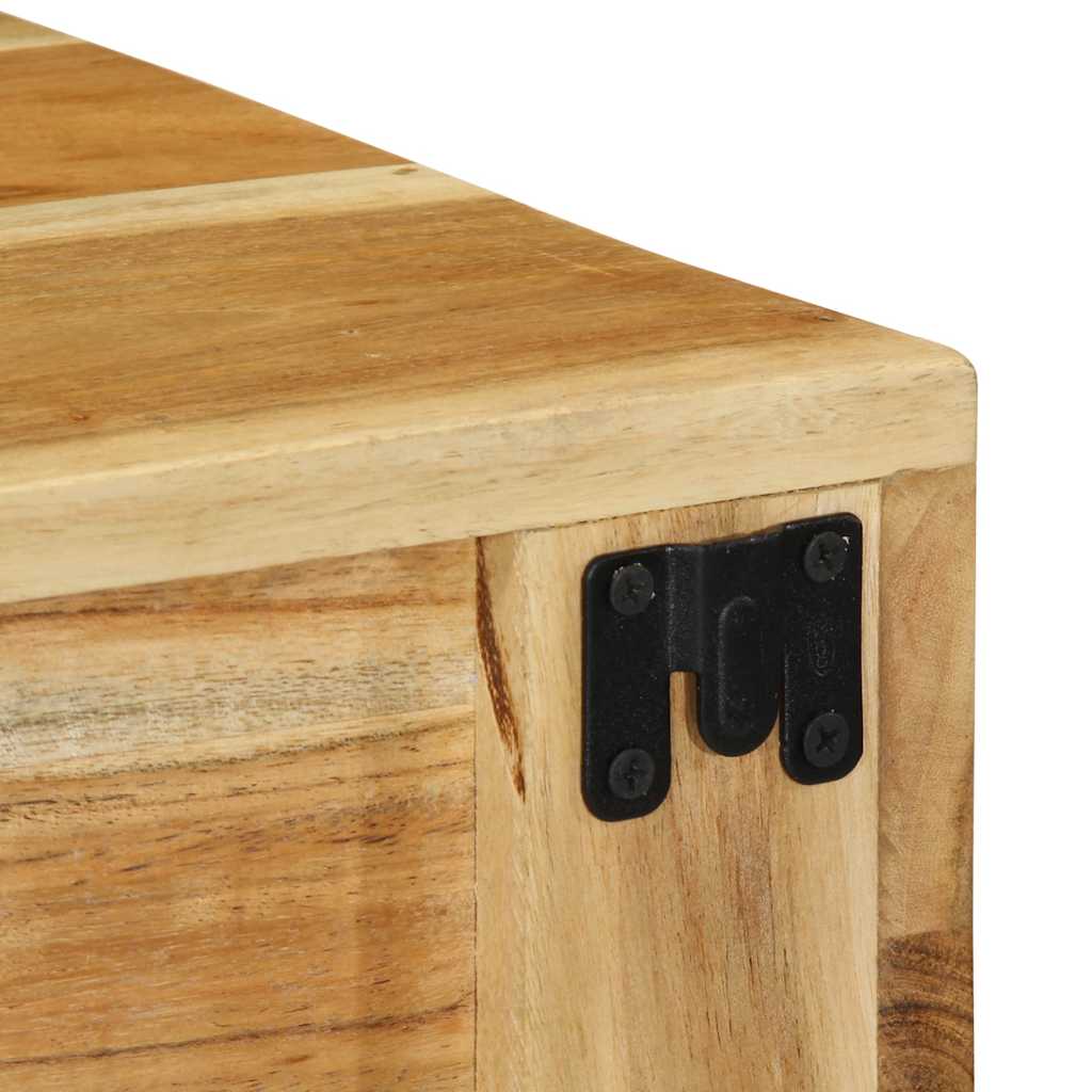 Meubles TV muraux 2 pcs bois massif d'acacia - XIOS