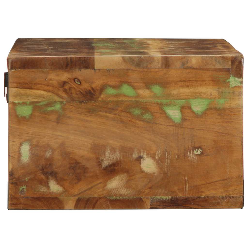 Meuble TV mural 80x30x19 cm bois massif de récupération - XIOS