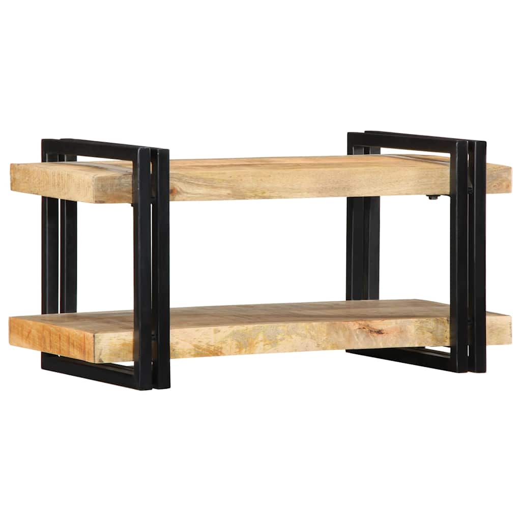 Étagère murale 70x33x35 cm bois de manguier massif brut - XIOS