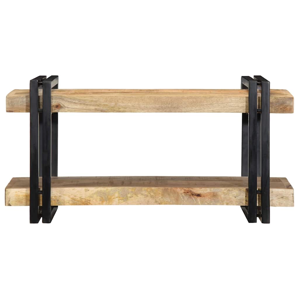 Étagère murale 70x33x35 cm bois de manguier massif brut - XIOS