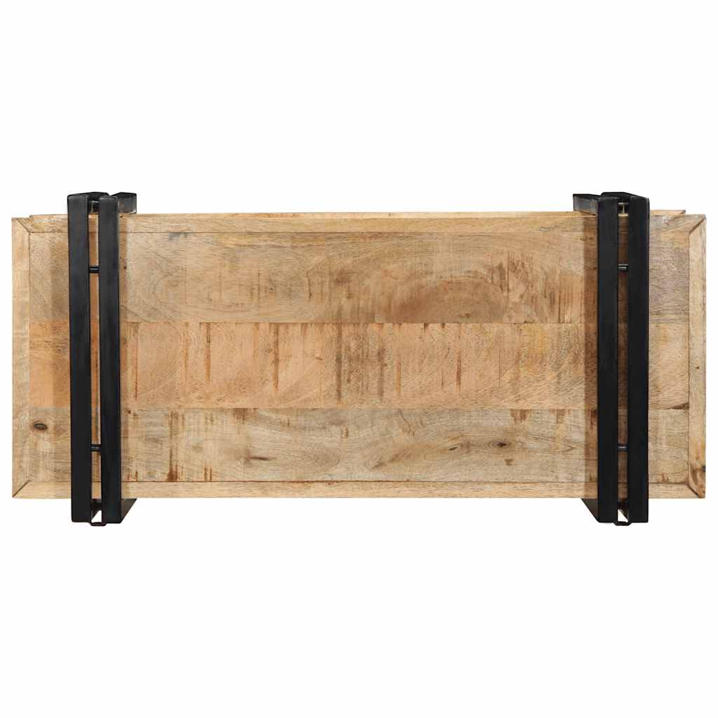 Étagère murale 70x33x35 cm bois de manguier massif brut - XIOS