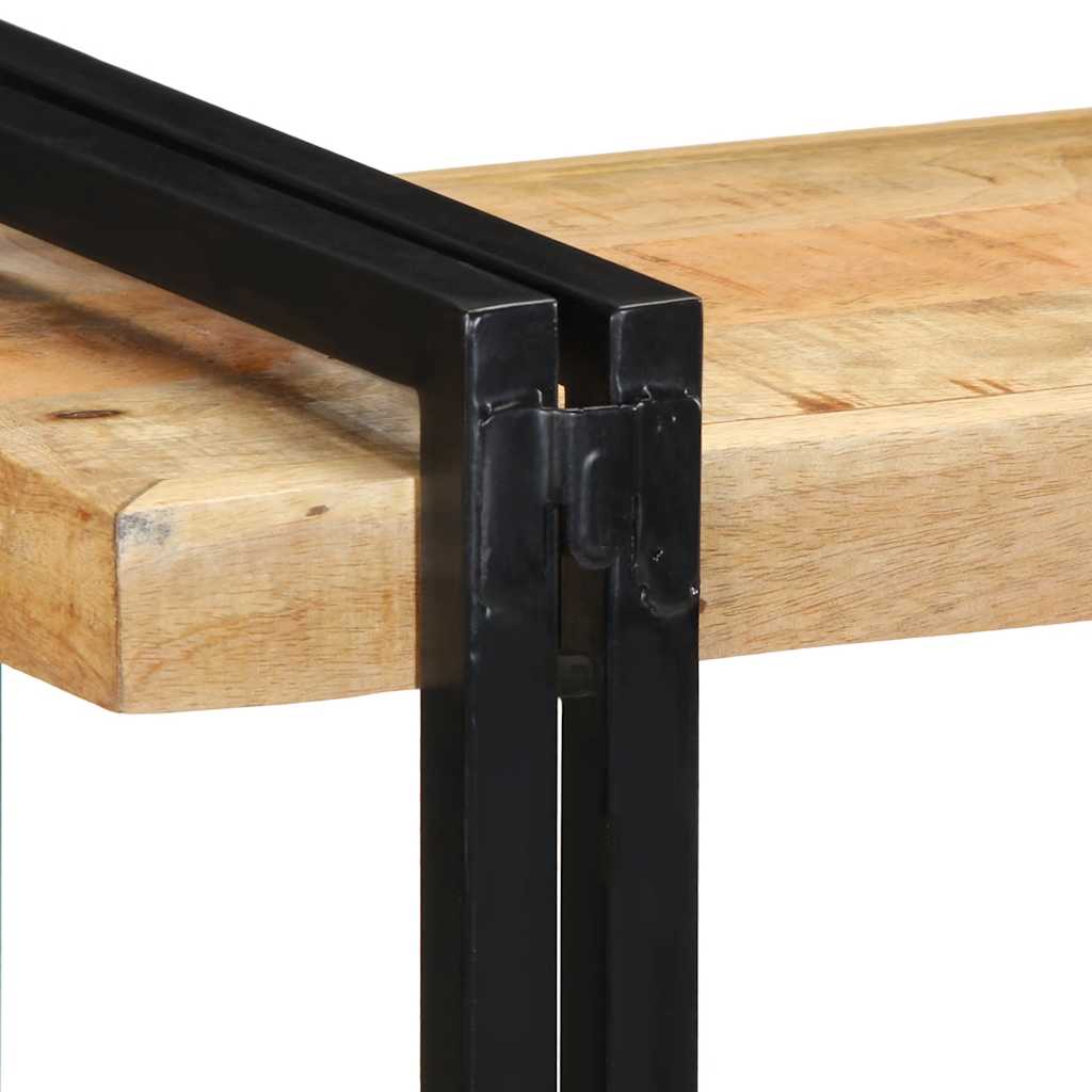 Étagère murale 70x33x35 cm bois de manguier massif brut - XIOS