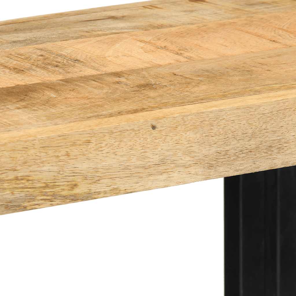 Étagère murale 70x33x35 cm bois de manguier massif brut - XIOS