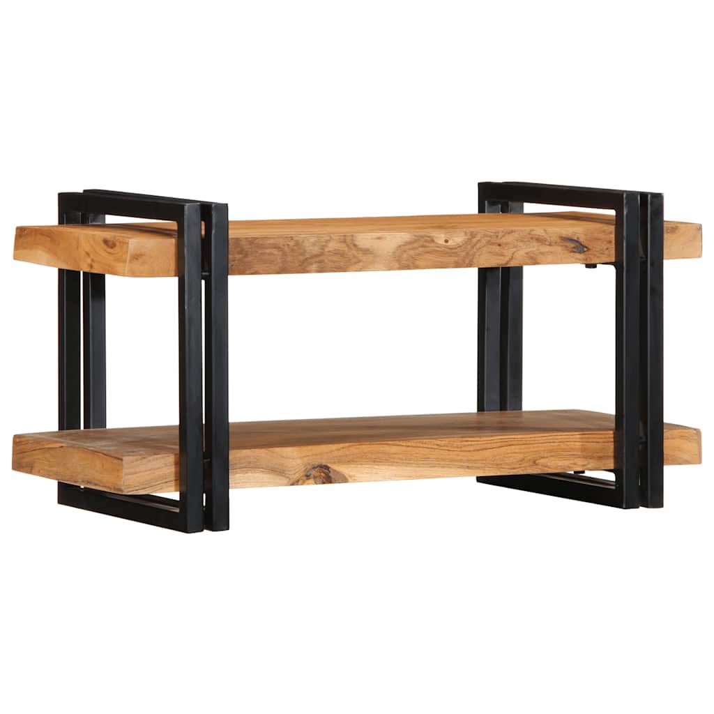 Étagère murale 70x33x35 cm bois massif d'acacia - XIOS