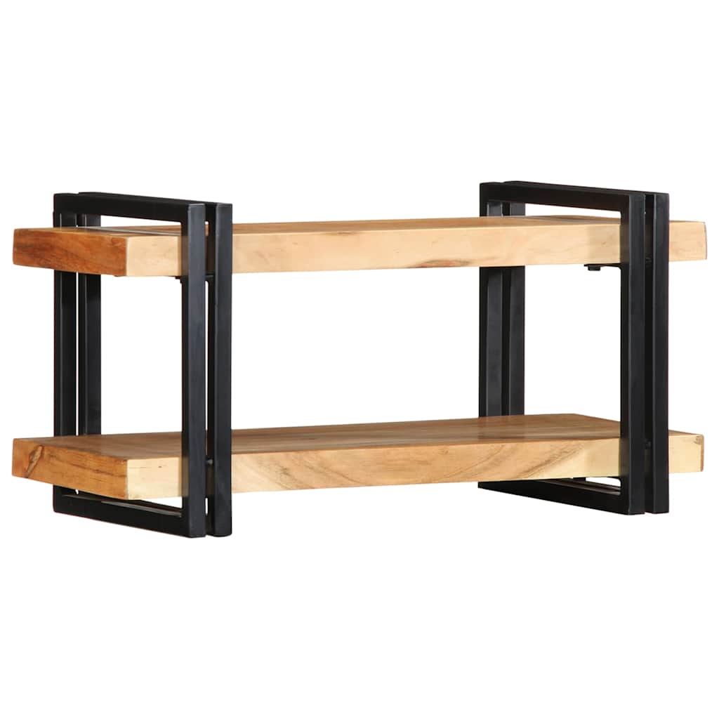 Étagère murale 70x33x35 cm bois massif d'acacia - XIOS