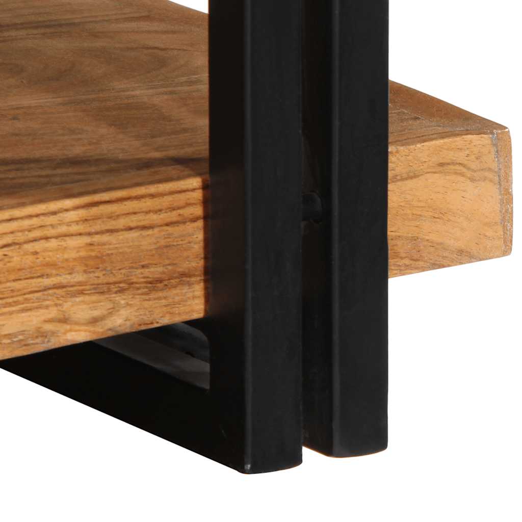 Étagère murale 70x33x35 cm bois massif d'acacia - XIOS