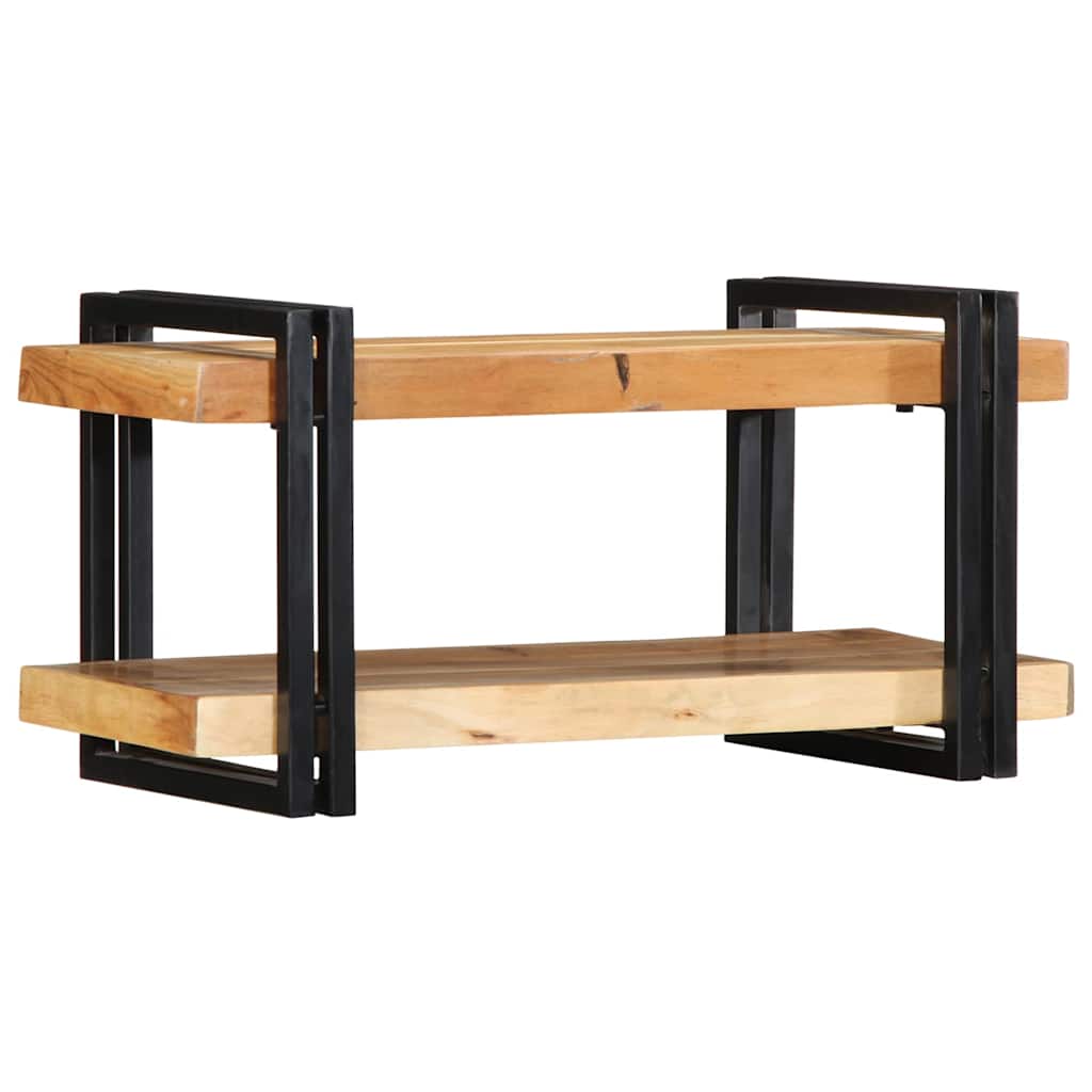 Étagère murale 70x33x35 cm bois massif d'acacia - XIOS