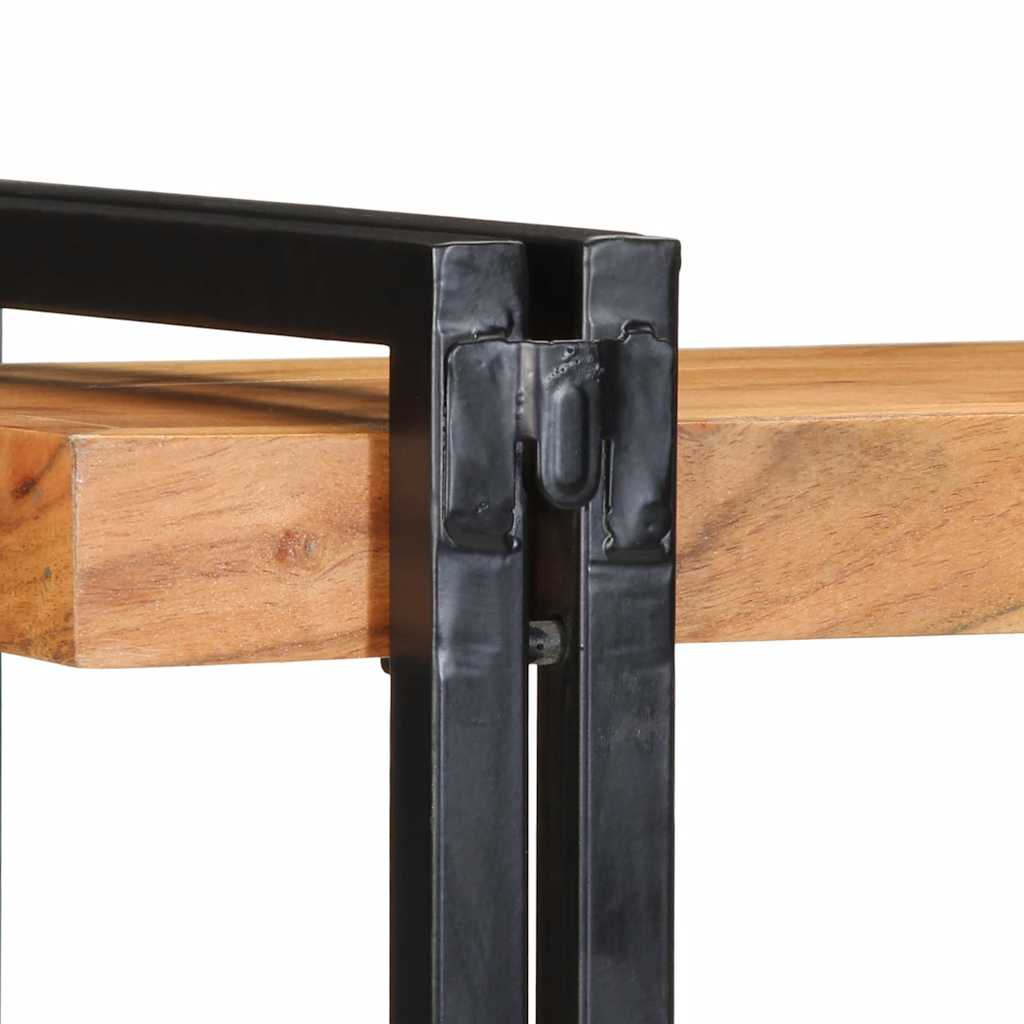 Étagère murale 70x33x35 cm bois massif d'acacia - XIOS