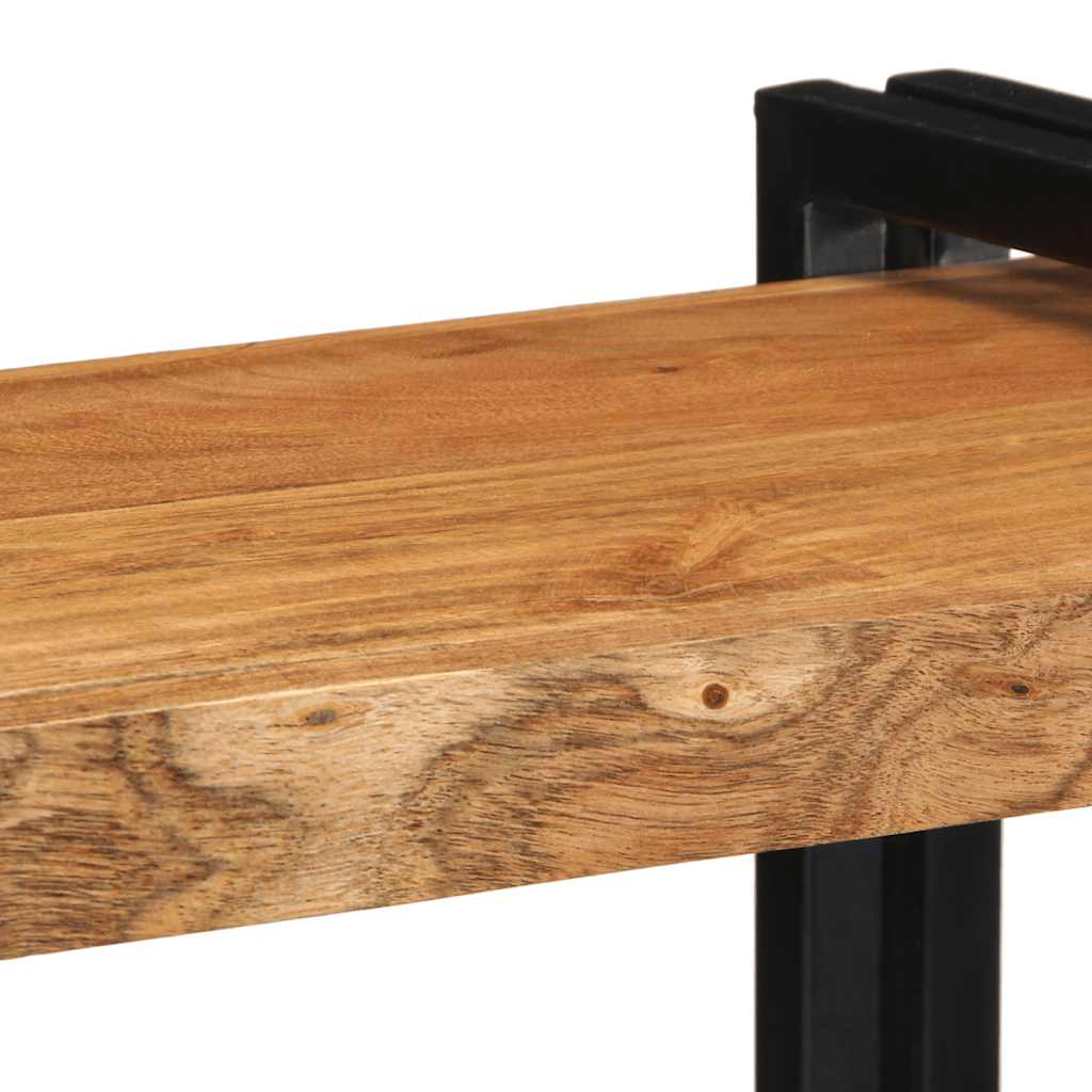 Étagère murale 70x33x35 cm bois massif d'acacia - XIOS