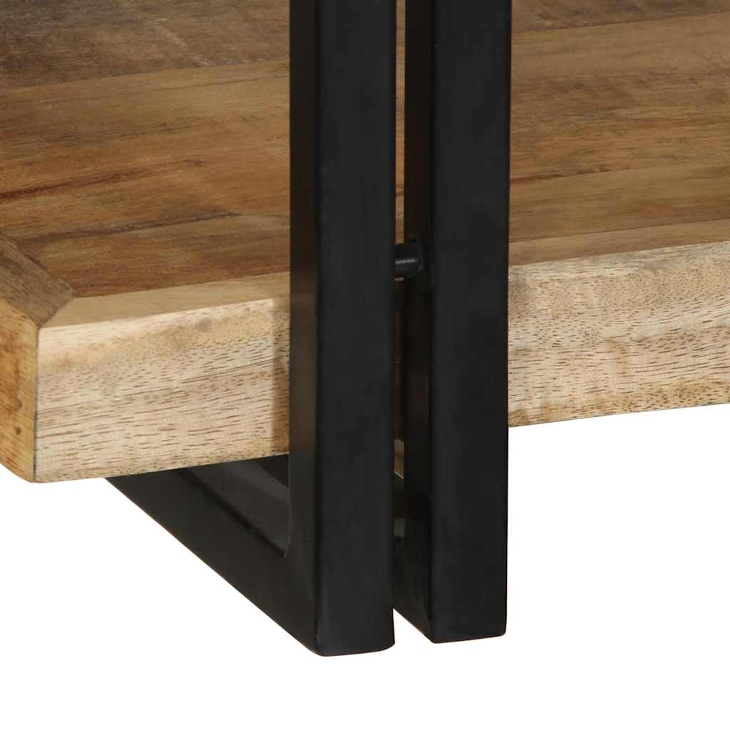 Étagère murale 90x33x45 cm bois de manguier massif brut - XIOS