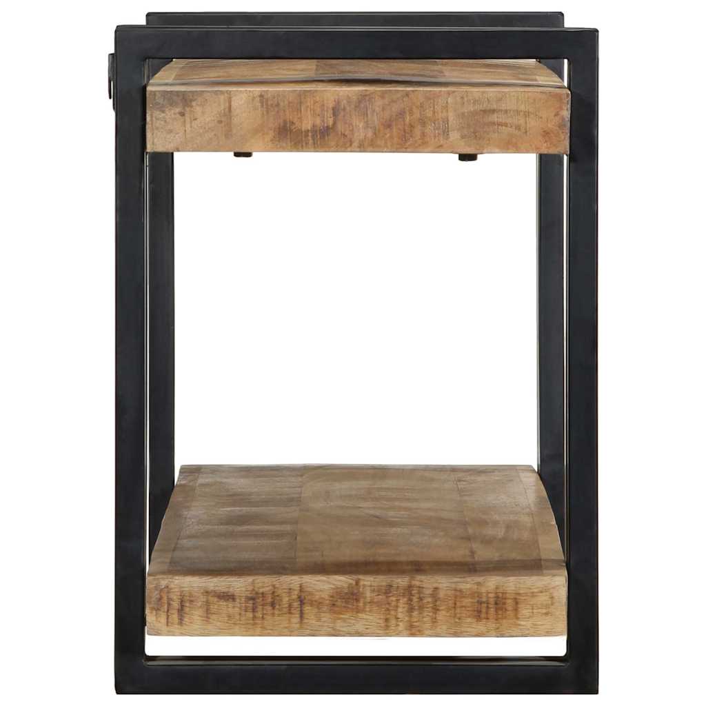 Étagère murale 90x33x45 cm bois de manguier massif brut - XIOS
