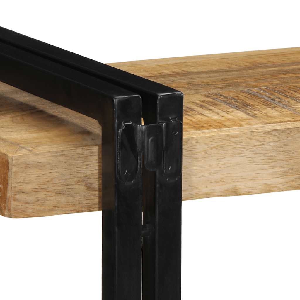 Étagère murale 90x33x45 cm bois de manguier massif brut - XIOS