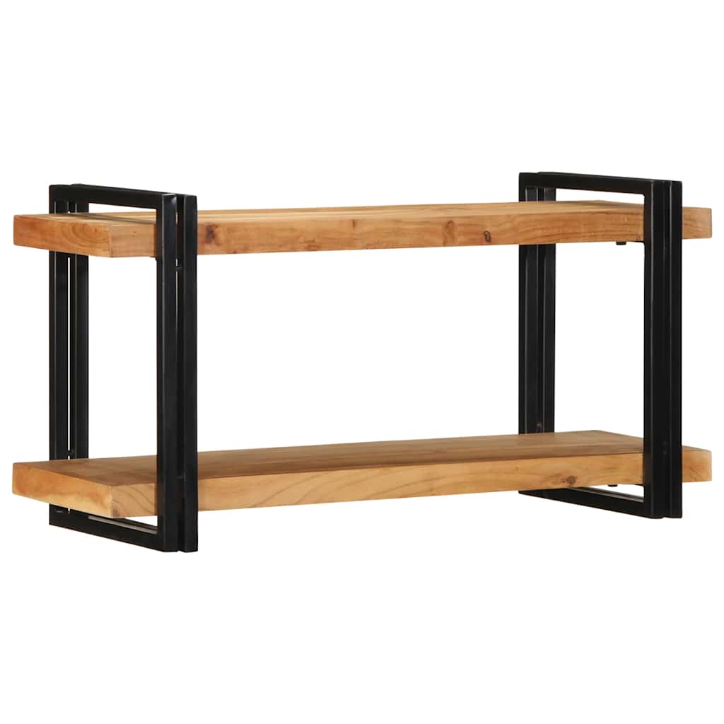 Étagère murale 90x33x45 cm bois massif d'acacia - XIOS