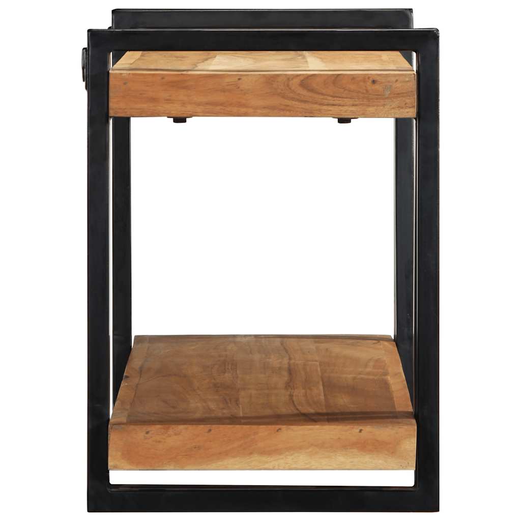 Étagère murale 90x33x45 cm bois massif d'acacia - XIOS