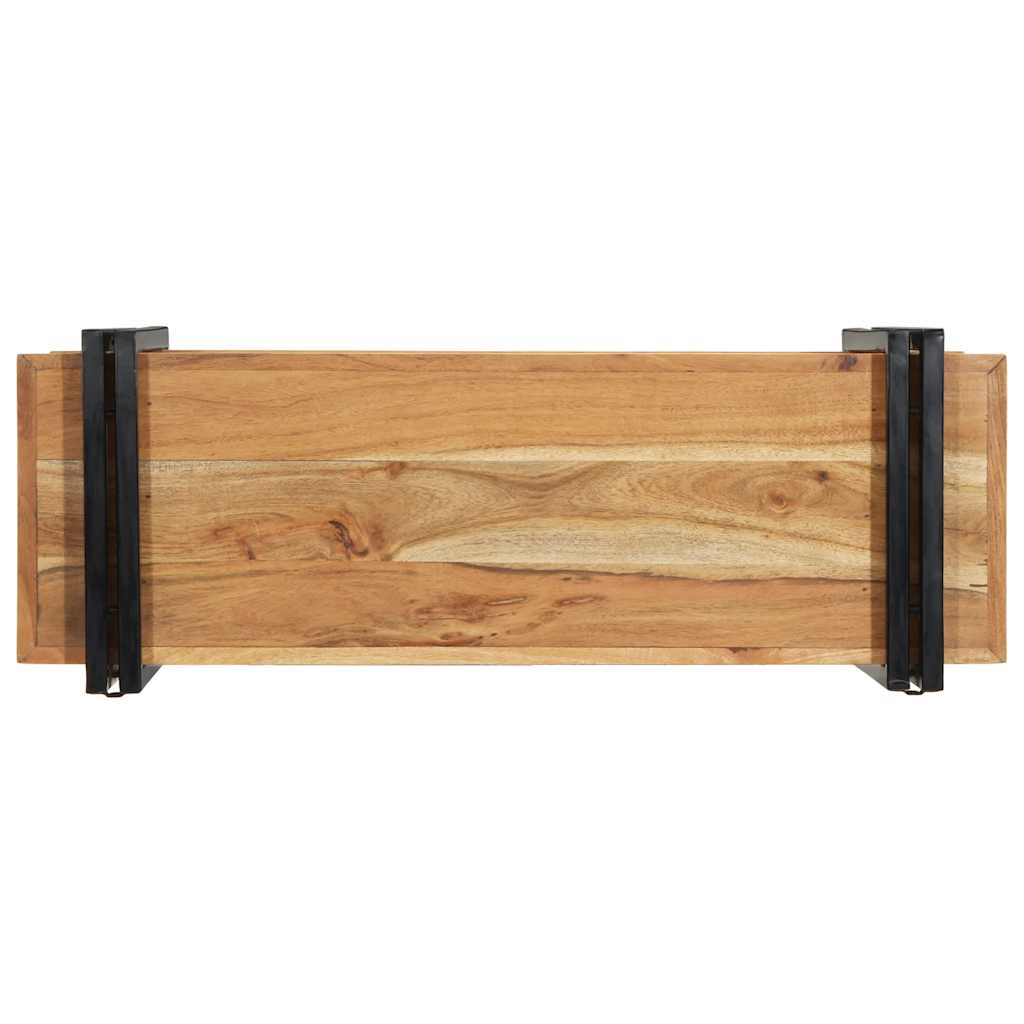Étagère murale 90x33x45 cm bois massif d'acacia - XIOS