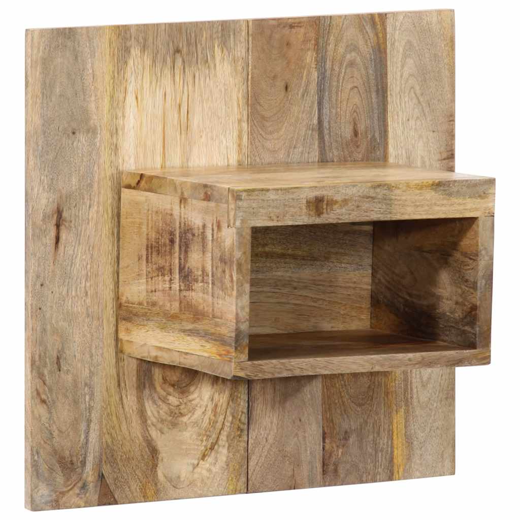 Table de chevet 50x27x50 cm bois massif de manguier brut - XIOS