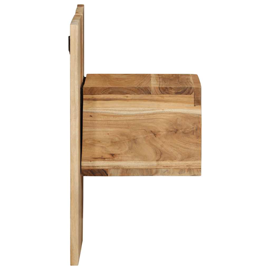 Table de chevet 50x27x50 cm bois d'acacia solide - XIOS