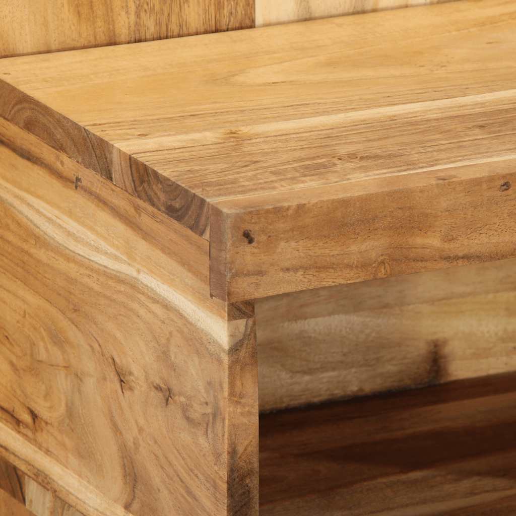 Table de chevet 50x27x50 cm bois d'acacia solide - XIOS