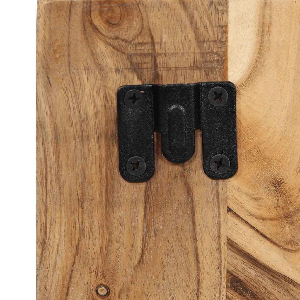 Table de chevet 50x27x50 cm bois d'acacia solide - XIOS