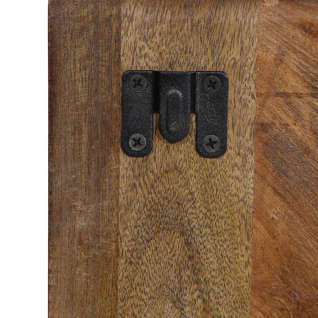 Table de chevet multicolore 50x27x50 cm bois de récupération - XIOS