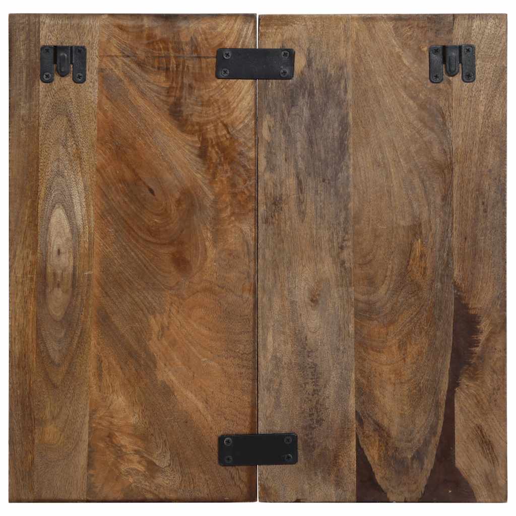 Table de chevet multicolore 50x27x50 cm bois de récupération - XIOS