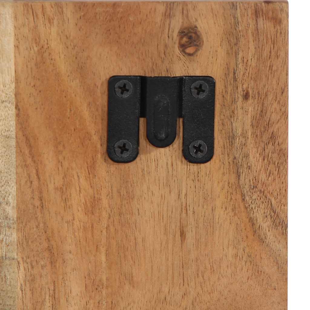 Table de chevet 60x32x80 cm bois d'acacia solide - XIOS