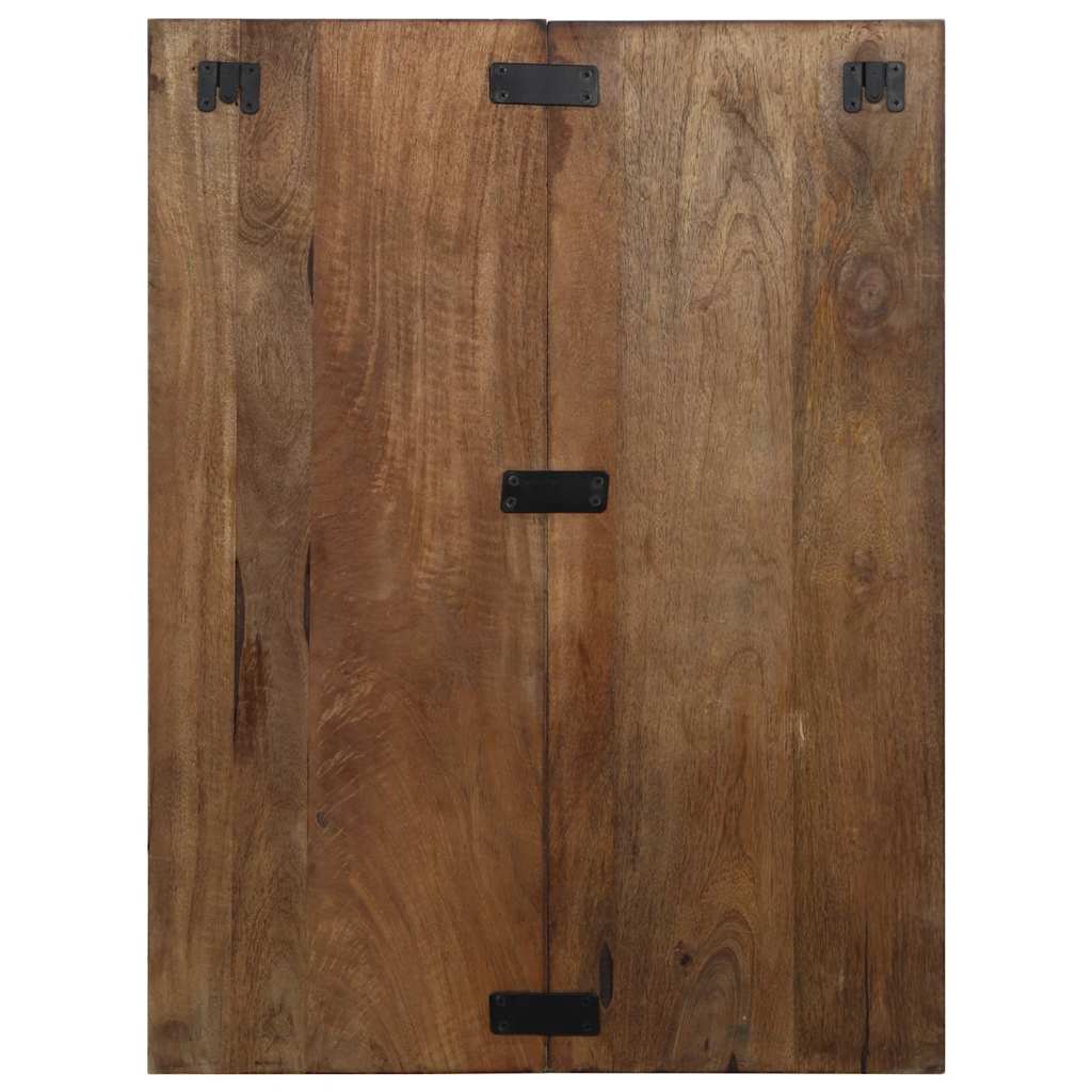 Table de chevet multicolore 60x32x80 cm bois de récupération - XIOS