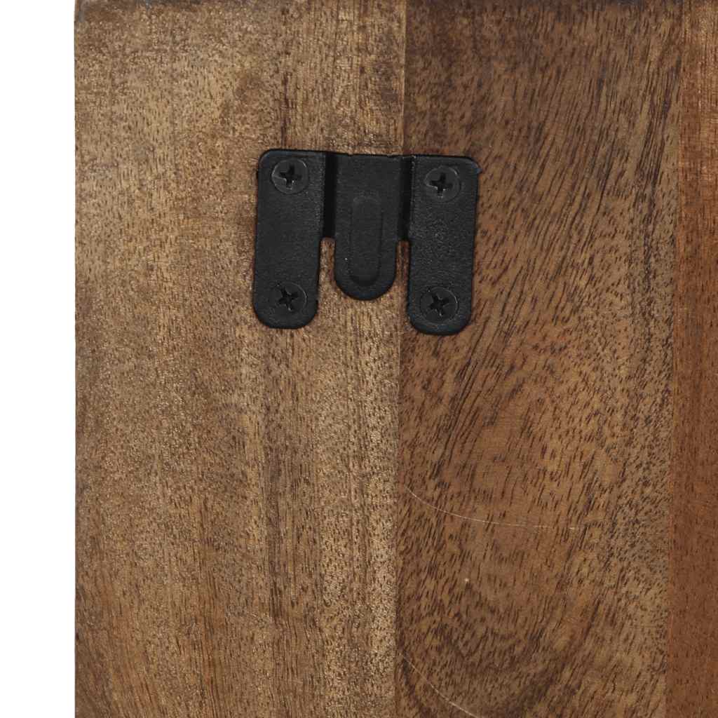 Table de chevet multicolore 60x32x80 cm bois de récupération - XIOS