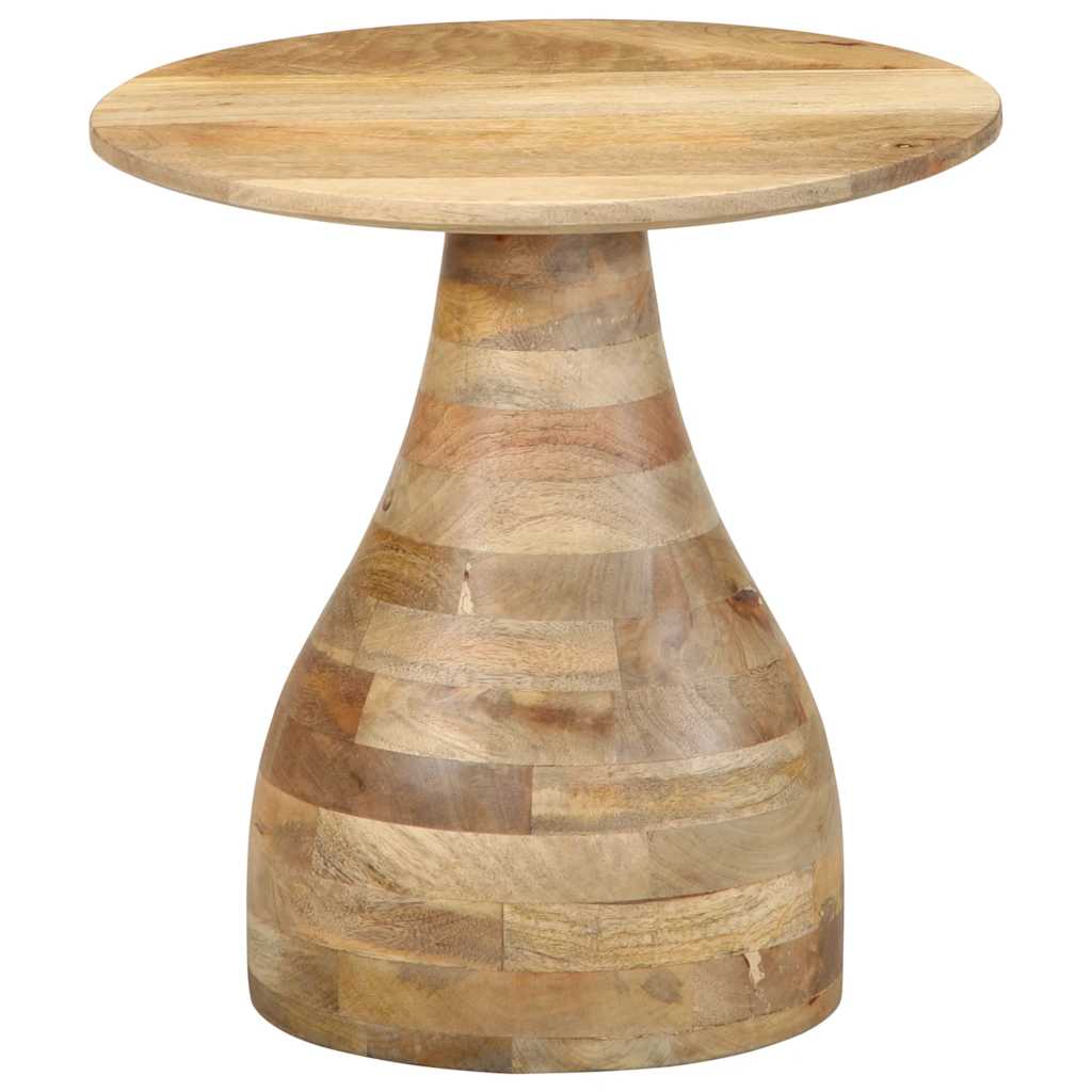 Table d'appoint Ø40x40 cm bois de manguier massif - XIOS