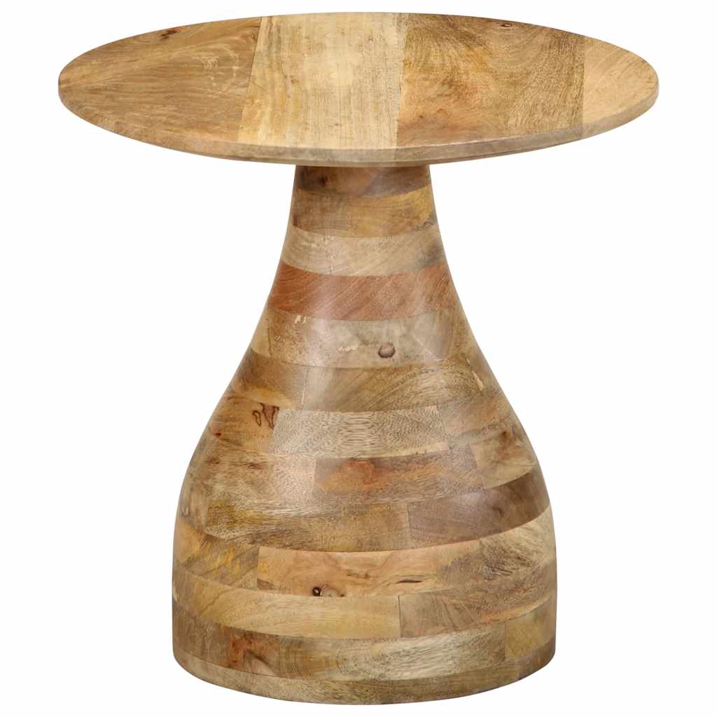 Table d'appoint Ø40x40 cm bois de manguier massif - XIOS