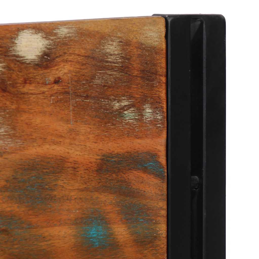 Tête de lit 100 cm bois massif récupéré et fer - XIOS