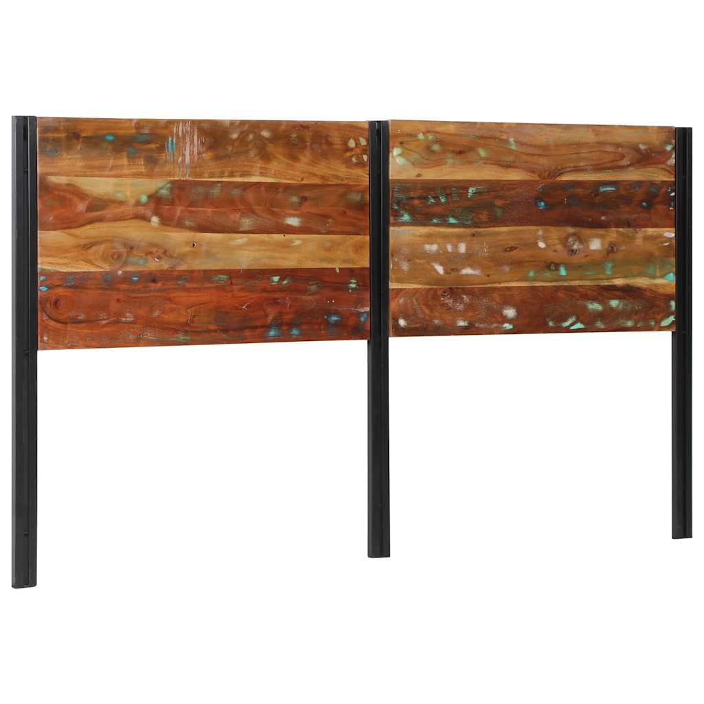 Tête de lit 180 cm bois massif récupéré et fer - XIOS