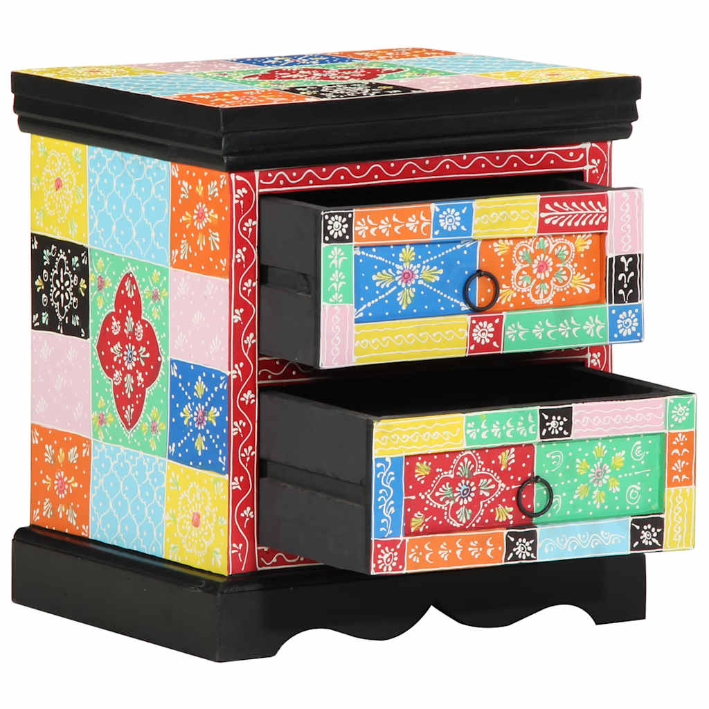 Cabinet de chevet avec tiroir 2 pcs Multicolore 40 x 35 x 45 cm - XIOS