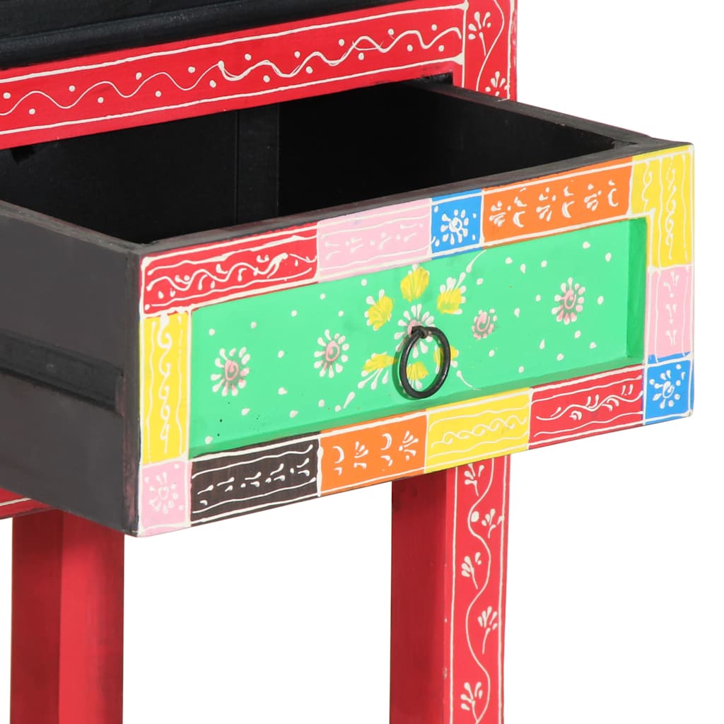 Table console Multicolore 80 x 35 x 76 cm Bois d'ingénierie - XIOS