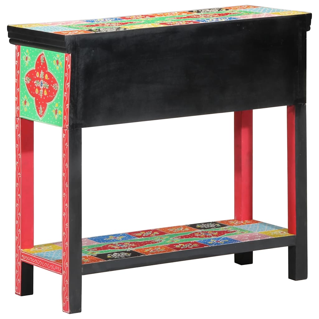 Table console Multicolore 80 x 35 x 76 cm Bois d'ingénierie - XIOS