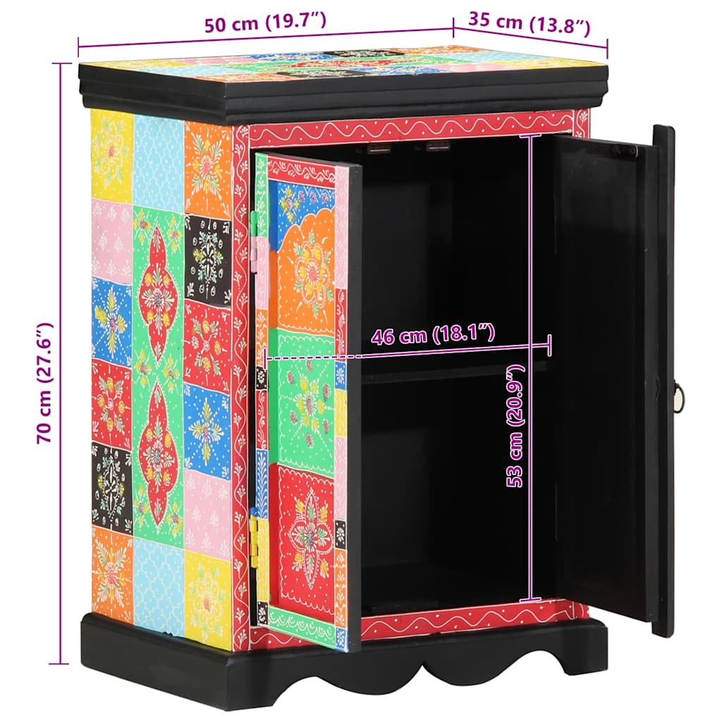 Table console avec stockage Multicolore 50 x 30 x 75 cm - XIOS