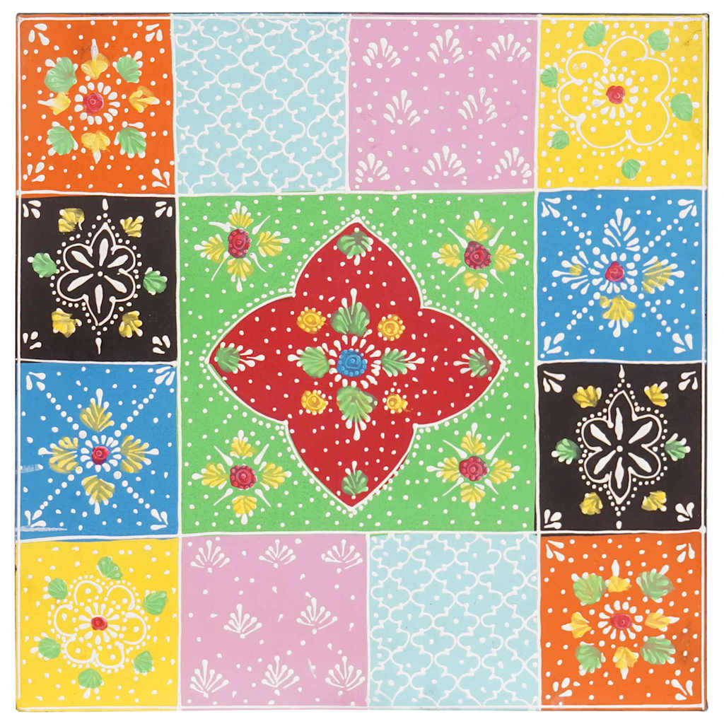 Table Gigogne Marron 38 x 38 x 41,5 cm Bois de manguier massif - XIOS