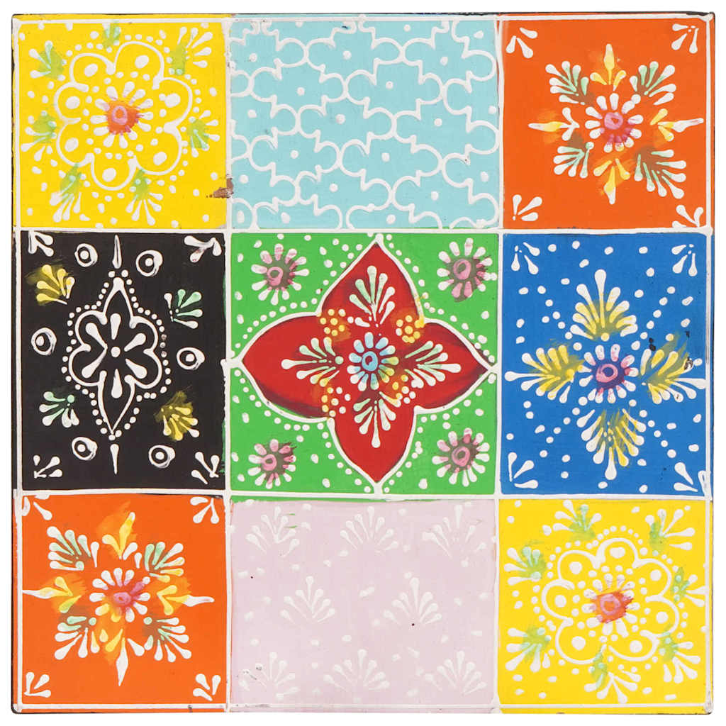 Table Gigogne Marron 50 x 50 x 50 cm Bois de manguier massif - XIOS