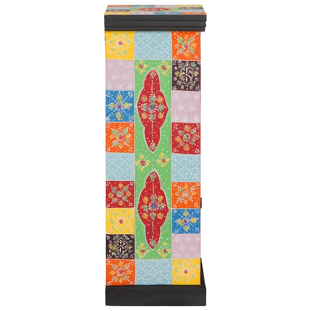 Commode Multicolore 30 x 30 x 90 cm Bois de manguier massif - XIOS