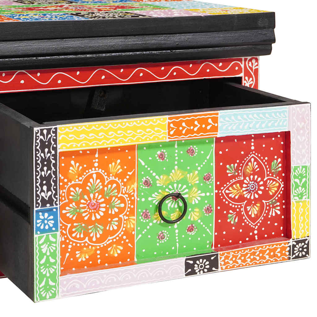 Cabinet de chevet avec tiroir 2 pcs Multicolore 40 x 30 x 28 cm - XIOS