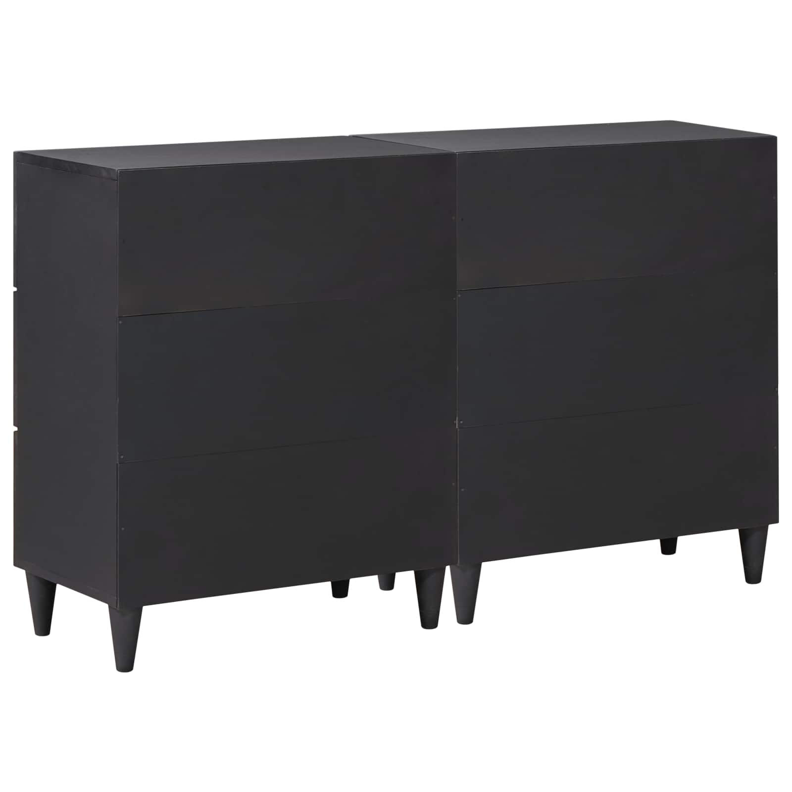 Armoires de rangement 2 pc 120 x 33 x 75 cm Multicolore