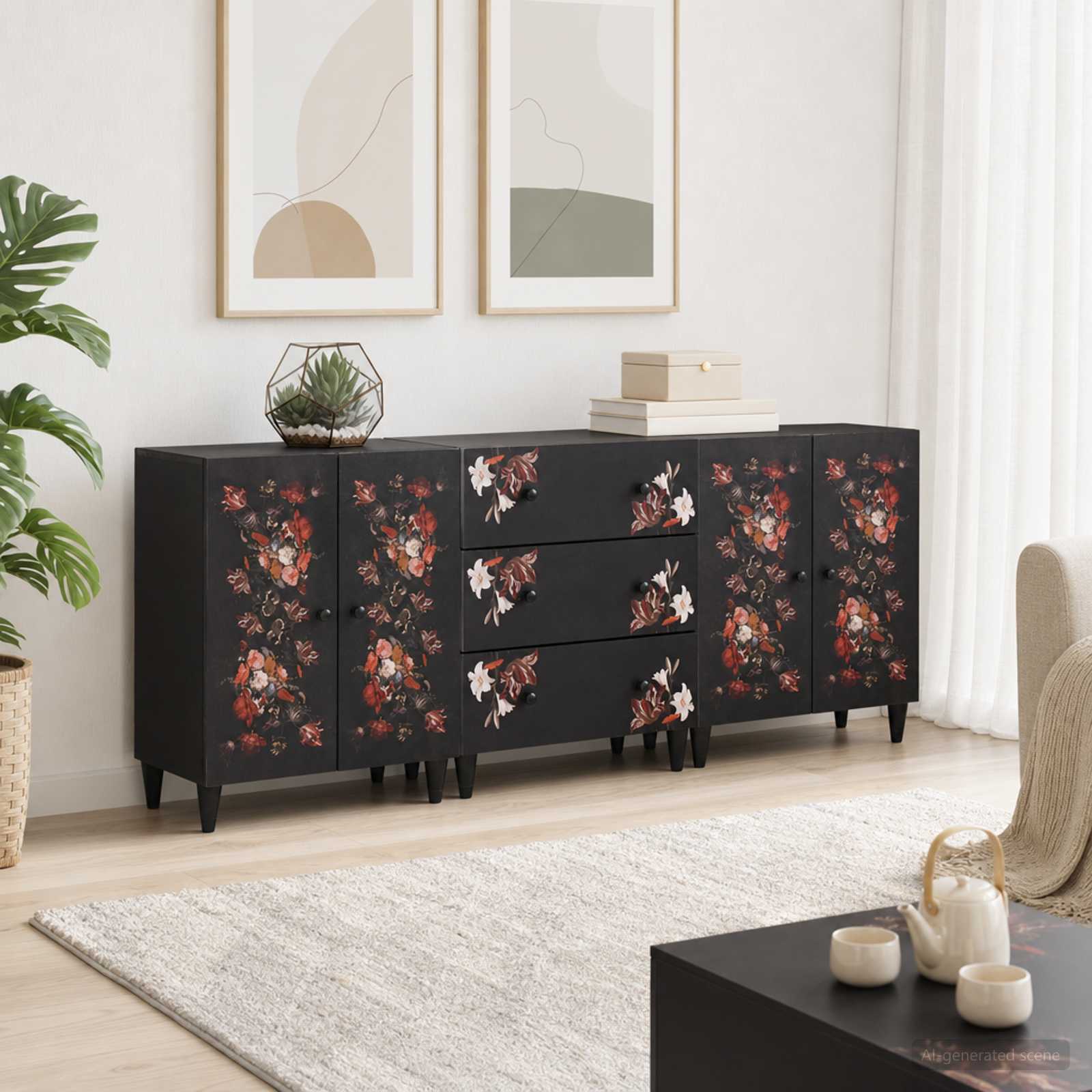 Armoires de rangement 3 pc 180 x 33 x 75 cm Multicolore
