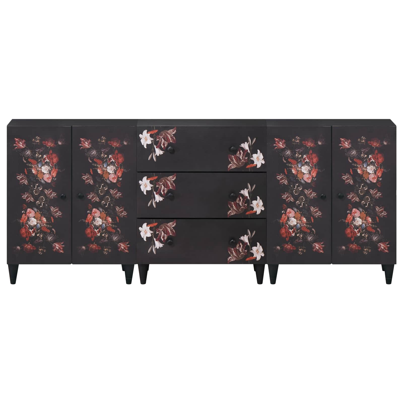 Armoires de rangement 3 pc 180 x 33 x 75 cm Multicolore