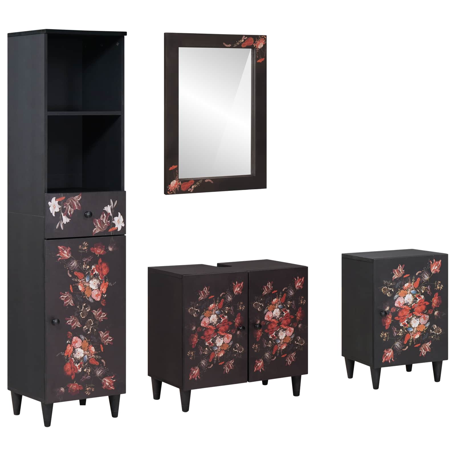 Ensemble de Meubles de Salle de Bain 4 pièces