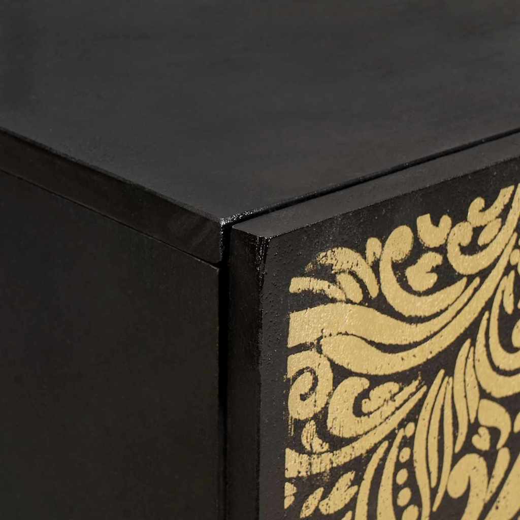 Ensemble de Meubles de Salle de Bain 3 pc 180 x 33 x 75 cm Noir