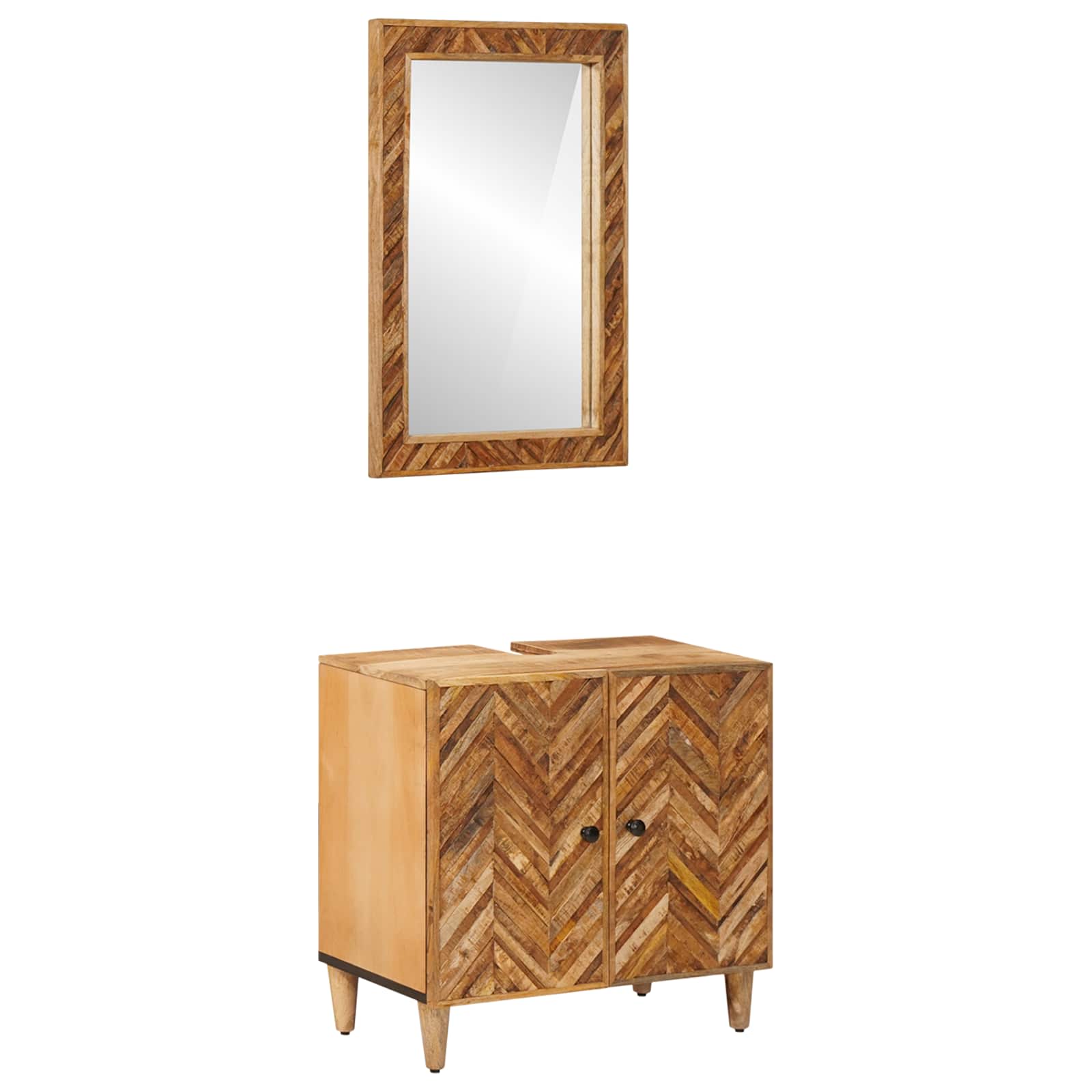 Ensemble de Meubles de Salle de Bain 2 pc 62 x 33 x 58 cm